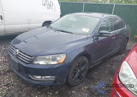 2013 Volkswagen Passat 2.0L Tdi Sel Premium из США, поврежденный, VIN 1VWCN7A30DC085214